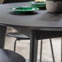 Load image into Gallery viewer, Forden Black Round Dining Table