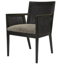 Load image into Gallery viewer, Serene Melfi Black Dining Chair