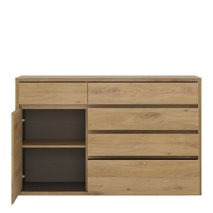 Shetland 1 Door 5 Drawer Sideboard