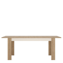 Load image into Gallery viewer, Lyon Riviera Oak/White High Gloss Large Extending Dining Table