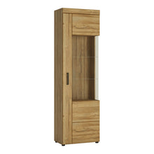 Load image into Gallery viewer, Cortina Grandson Oak Tall Glazed Display Cabinet (Right Hand)