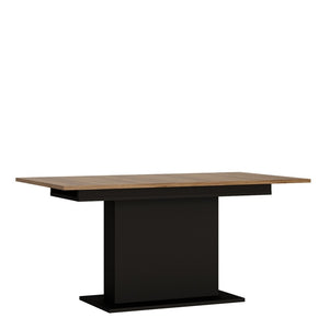 Brolo Extending Walnut Dining Table with Dark Panel Finish