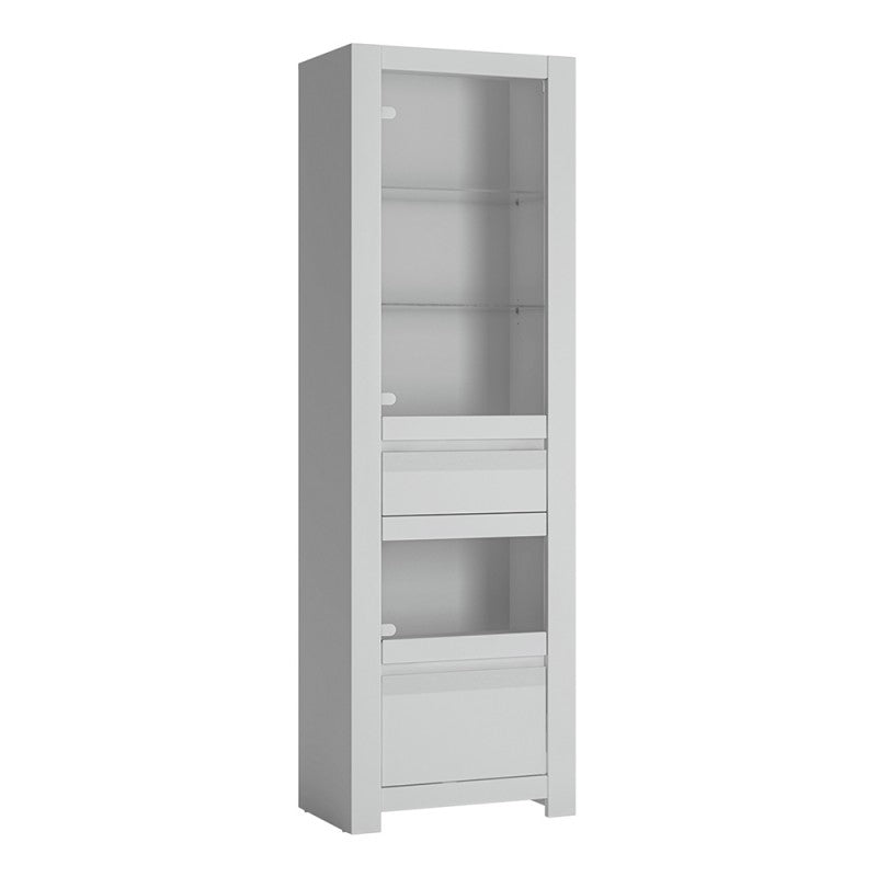 Novi Alpine White Display Cabinet