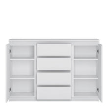 Load image into Gallery viewer, Fribo 2 Door 4 Drawer White Sideboard