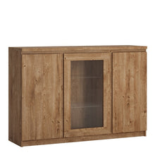 Load image into Gallery viewer, Fribo 3 Door Glazed Display Centre Oak Sideboard