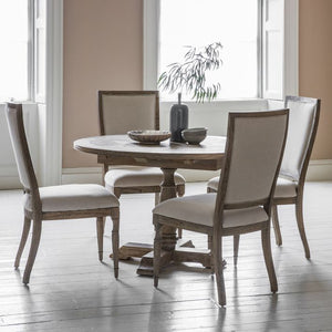 Mustique Round Extending Dining Table