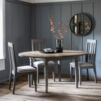 Cookham Grey Round Extending Dining Table