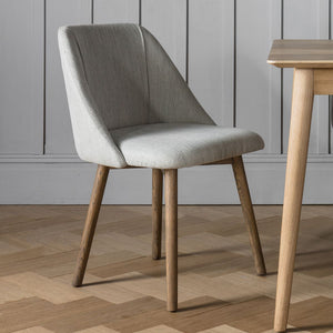 Elliot Neutral Dining Chairs (Pair)