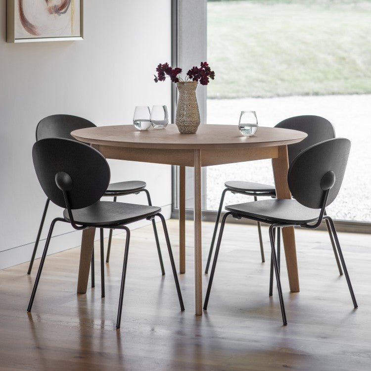 Forden Grey Round Dining Table