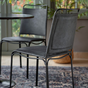 Petham Black Dining Chairs (Pair)