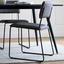 Load image into Gallery viewer, Chalkwell Charcoal Dining Chairs (Pair)