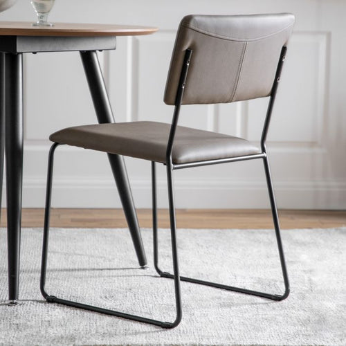 Chalkwell Silver Grey Dining Chairs (Pair)