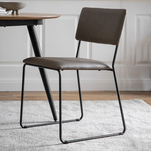 Chalkwell Brown Dining Chairs (Pair)