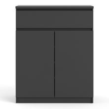 Load image into Gallery viewer, Naia Black Matt 1 Drawer 2 Doors Sideboard