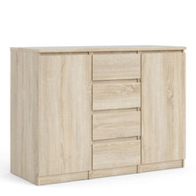 Load image into Gallery viewer, Naia Oak Structure 4 Drawers 2 Doors Sideboard