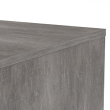 Load image into Gallery viewer, Naia Concrete/White High Gloss 4 Drawers 2 Doors Sideboard