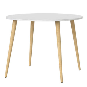 Oslo White and Oak Small Dining Table