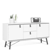 Load image into Gallery viewer, Ry Matt White 2 Doors Drawers Sideboard