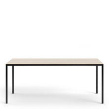 Load image into Gallery viewer, Family Large Oak Top Dining Table with Black Metal Legs