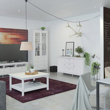 Load image into Gallery viewer, FTG Madrid White 2 Doors 3 Drawers Sideboard
