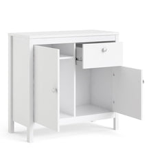 Load image into Gallery viewer, FTG Madrid White 2 Doors 1 Drawer Sideboard