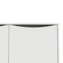 Load image into Gallery viewer, Fur Grey and White 2 Doors 3 Drawers Sideboard