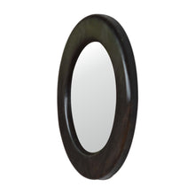 Load image into Gallery viewer, Carbon Black Frame Round Wall Mirror