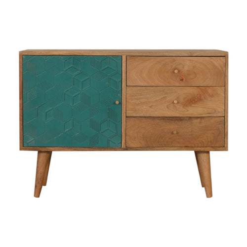 Acadia Teal Sideboard with Drawers