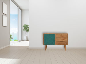 Acadia Teal Sideboard with Drawers