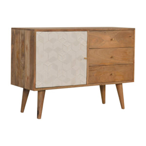 Acadia White Sideboard with Drawers