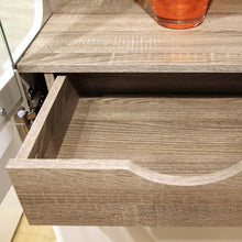 Load image into Gallery viewer, Chelsea Living White Low Display Cabinet with a Truffle Oak Trim