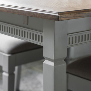 Bronte Taupe Extending Dining Table