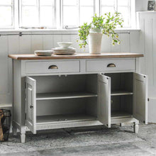 Load image into Gallery viewer, Bronte Taupe 3 Door 2 Drawer Sideboard