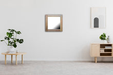 Load image into Gallery viewer, Square Wooden Framed Wall Mirror