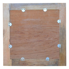 Load image into Gallery viewer, Square Wooden Framed Wall Mirror