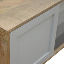Load image into Gallery viewer, Grey Gradient Sliding Sideboard with 4 Drawers