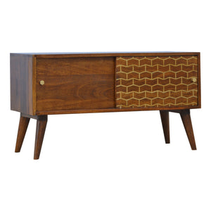 Gold Art Pattern Sideboard