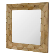 Load image into Gallery viewer, Pineapple Carved Square Wall Mirror